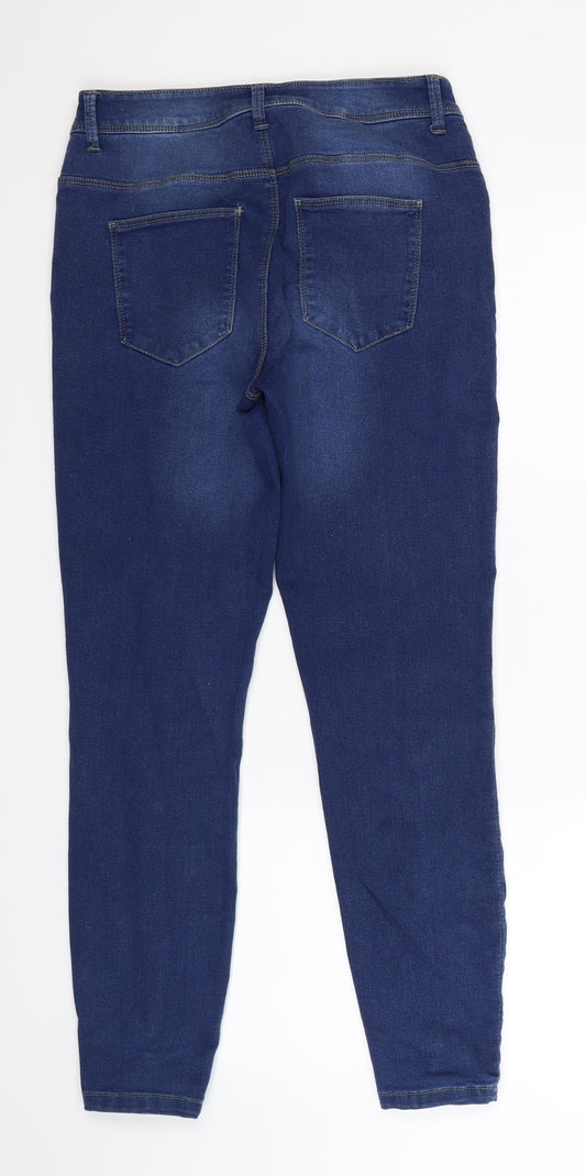 Denim Co Womens Blue  Denim Skinny Jeans Size 14 L27 in