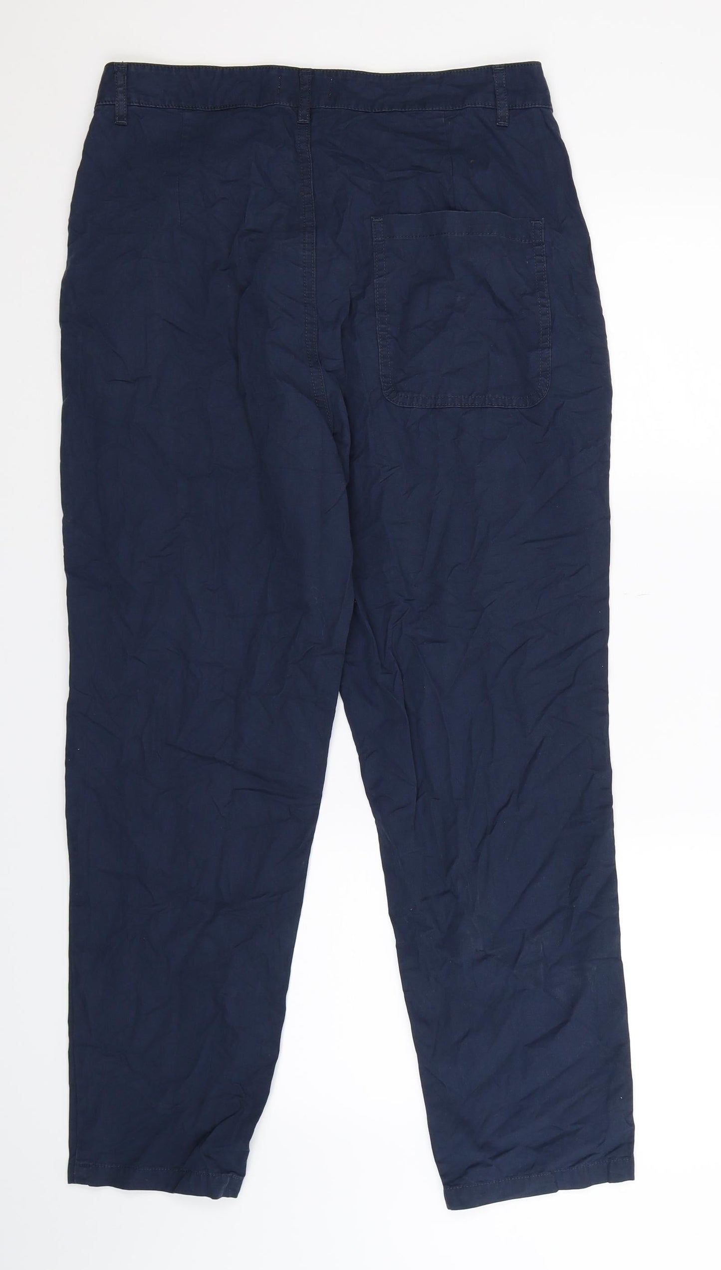 Dobber Womens Blue   Chino Trousers Size 32 in L27 in