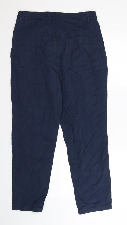 Dobber Womens Blue   Chino Trousers Size 32 in L27 in