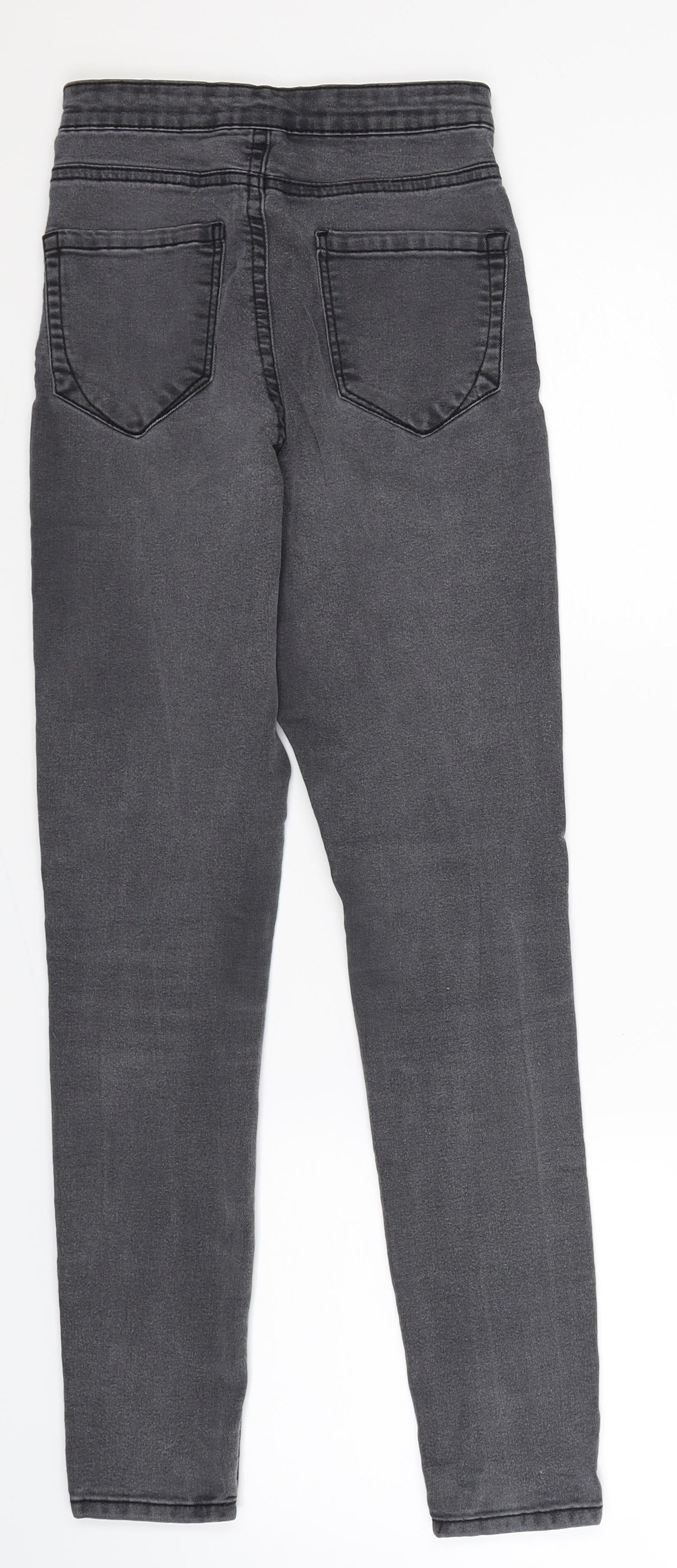 Denim Co Womens Grey  Denim Jegging Jeans Size 6 L25 in