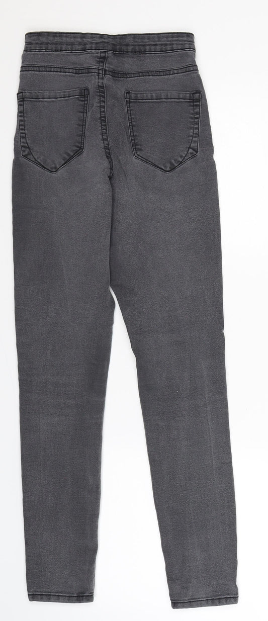 Denim Co Womens Grey  Denim Jegging Jeans Size 6 L25 in