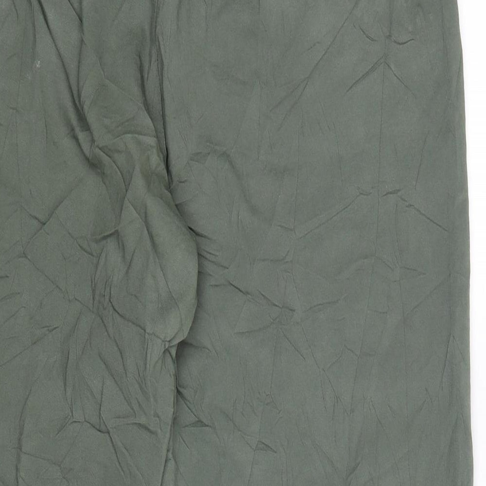VY Womens Green   Cropped Trousers Size 34 in L21 in