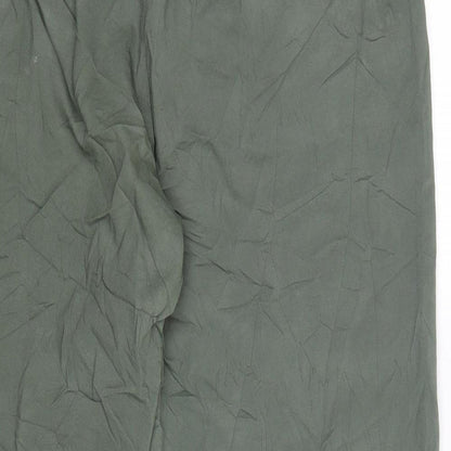 VY Womens Green   Cropped Trousers Size 34 in L21 in