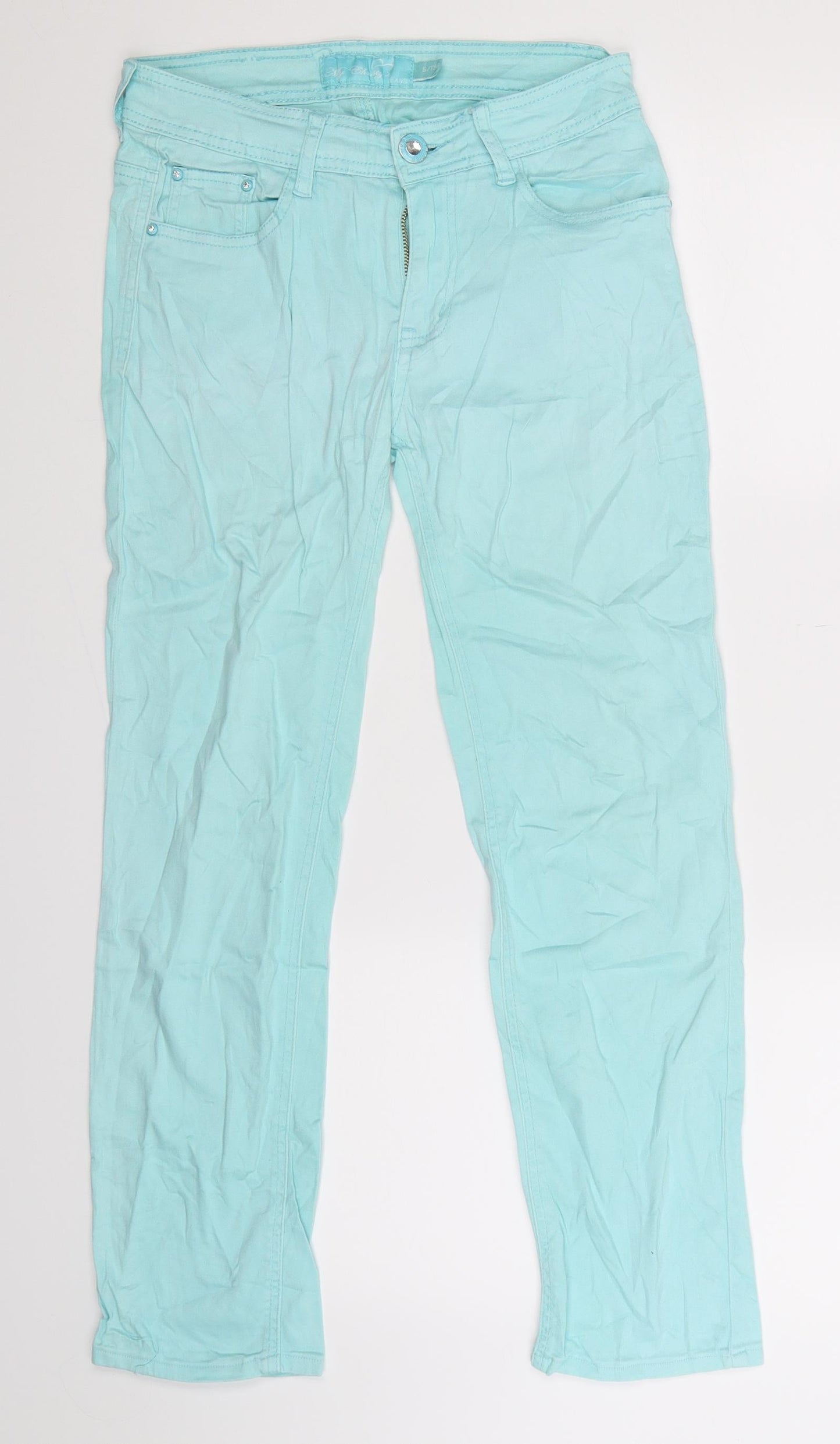 Womens UK Size S My Christy Slim Fit Jegging Green Jeans