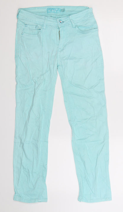Womens UK Size S My Christy Slim Fit Jegging Green Jeans