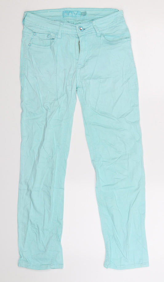 Womens UK Size S My Christy Slim Fit Jegging Green Jeans