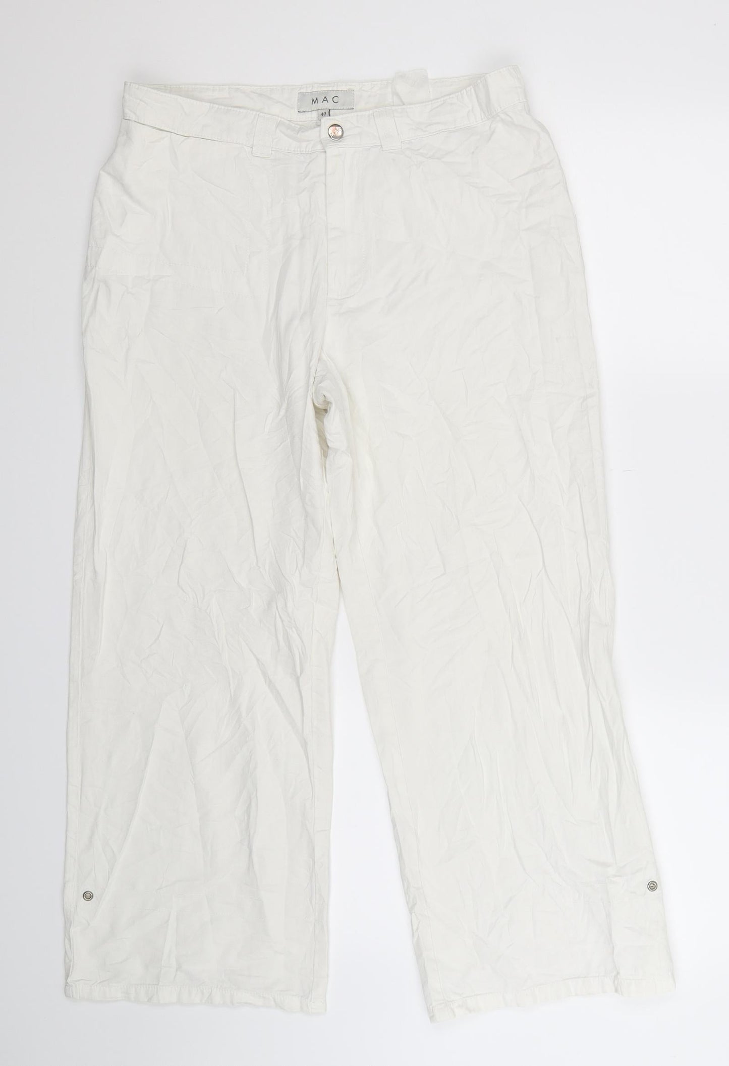 MAC Womens White   Trousers  Size 30 in L25 in