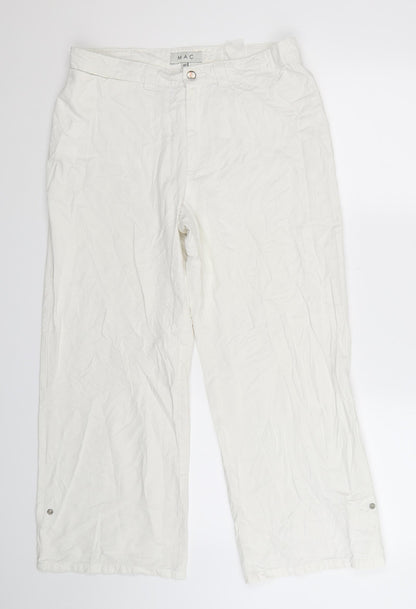 MAC Womens White   Trousers  Size 30 in L25 in