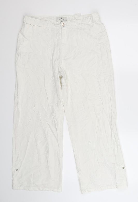 MAC Womens White   Trousers  Size 30 in L25 in
