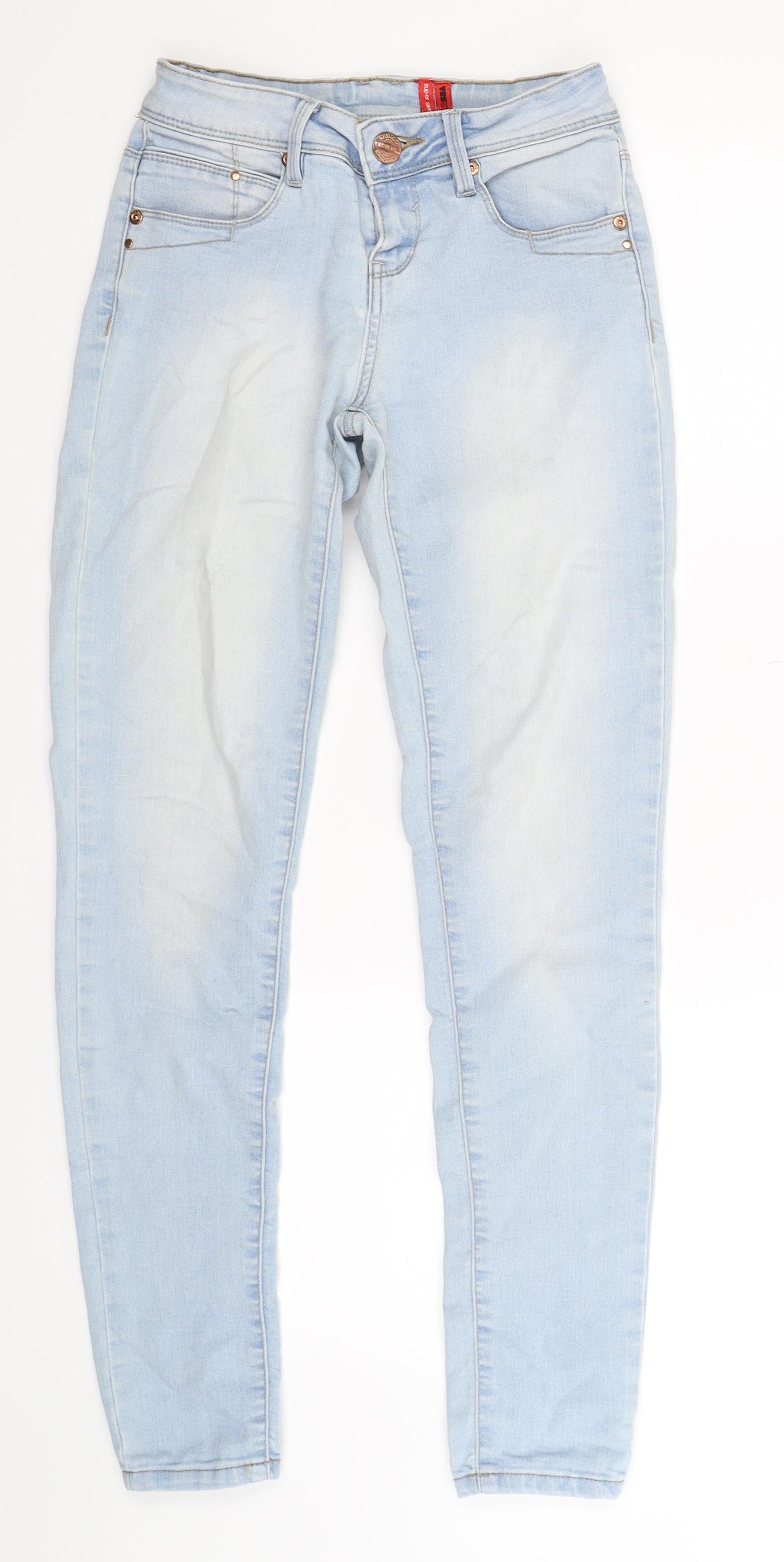 New Look Womens Blue  Denim Skinny Jeans Size 6 L28 in