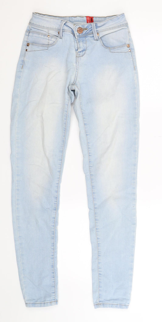 New Look Womens Blue  Denim Skinny Jeans Size 6 L28 in