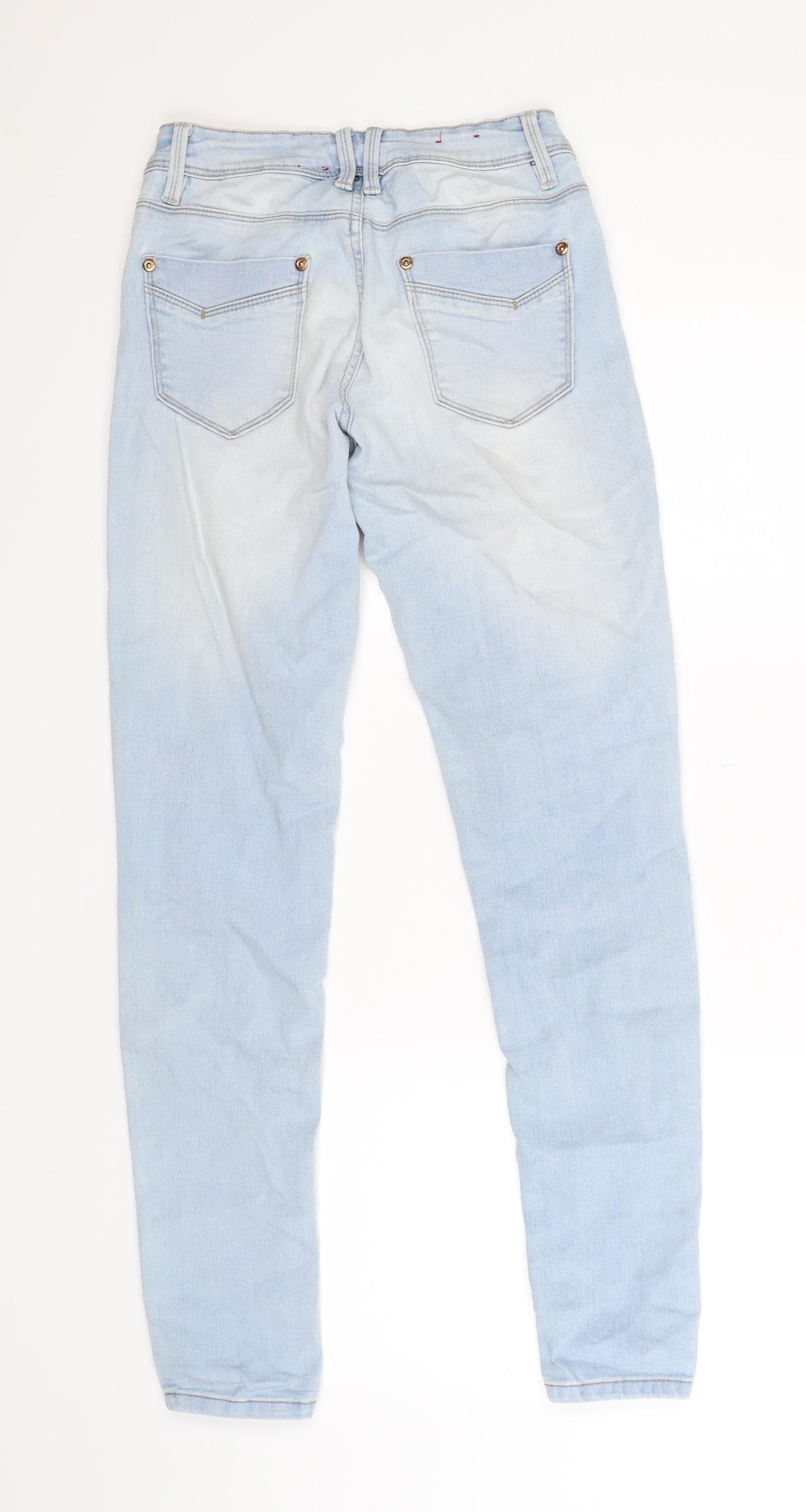 New Look Womens Blue  Denim Skinny Jeans Size 6 L28 in