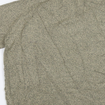 Tu Man Mens Brown   Pullover Jumper Size M