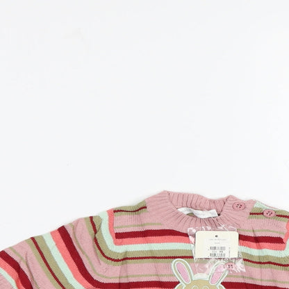 NAME IT Girls Pink   Pullover Jumper One Size