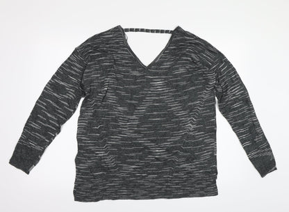 M&S Womens Grey   Pullover Sweatshirt Size L
