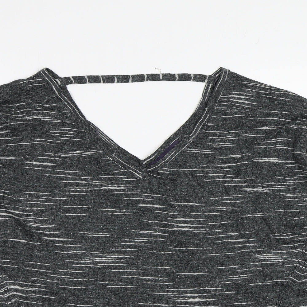 M&S Womens Grey   Pullover Sweatshirt Size L
