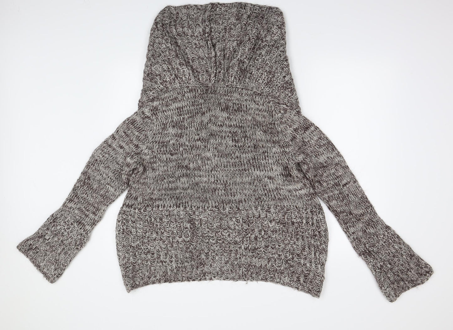 United Nations Womens Brown   Cardigan Jumper Size S