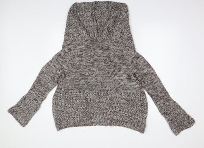 United Nations Womens Brown   Cardigan Jumper Size S