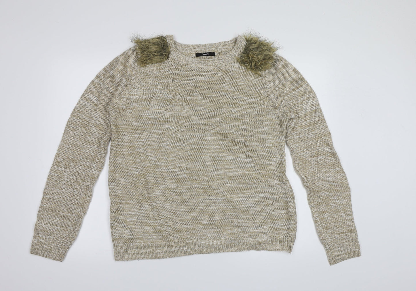 George Womens Beige   Pullover Jumper Size 14