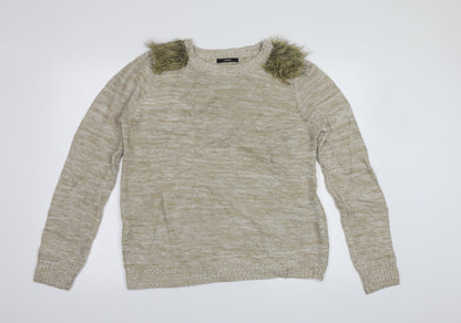 George Womens Beige   Pullover Jumper Size 14