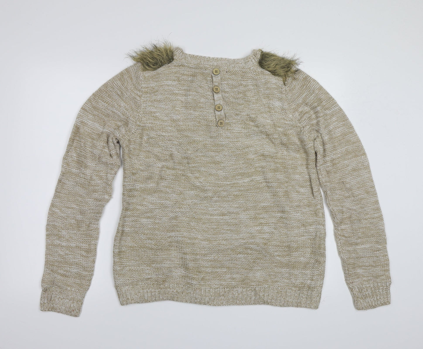 George Womens Beige   Pullover Jumper Size 14