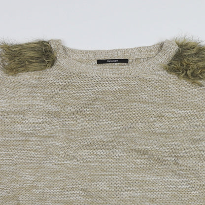 George Womens Beige   Pullover Jumper Size 14