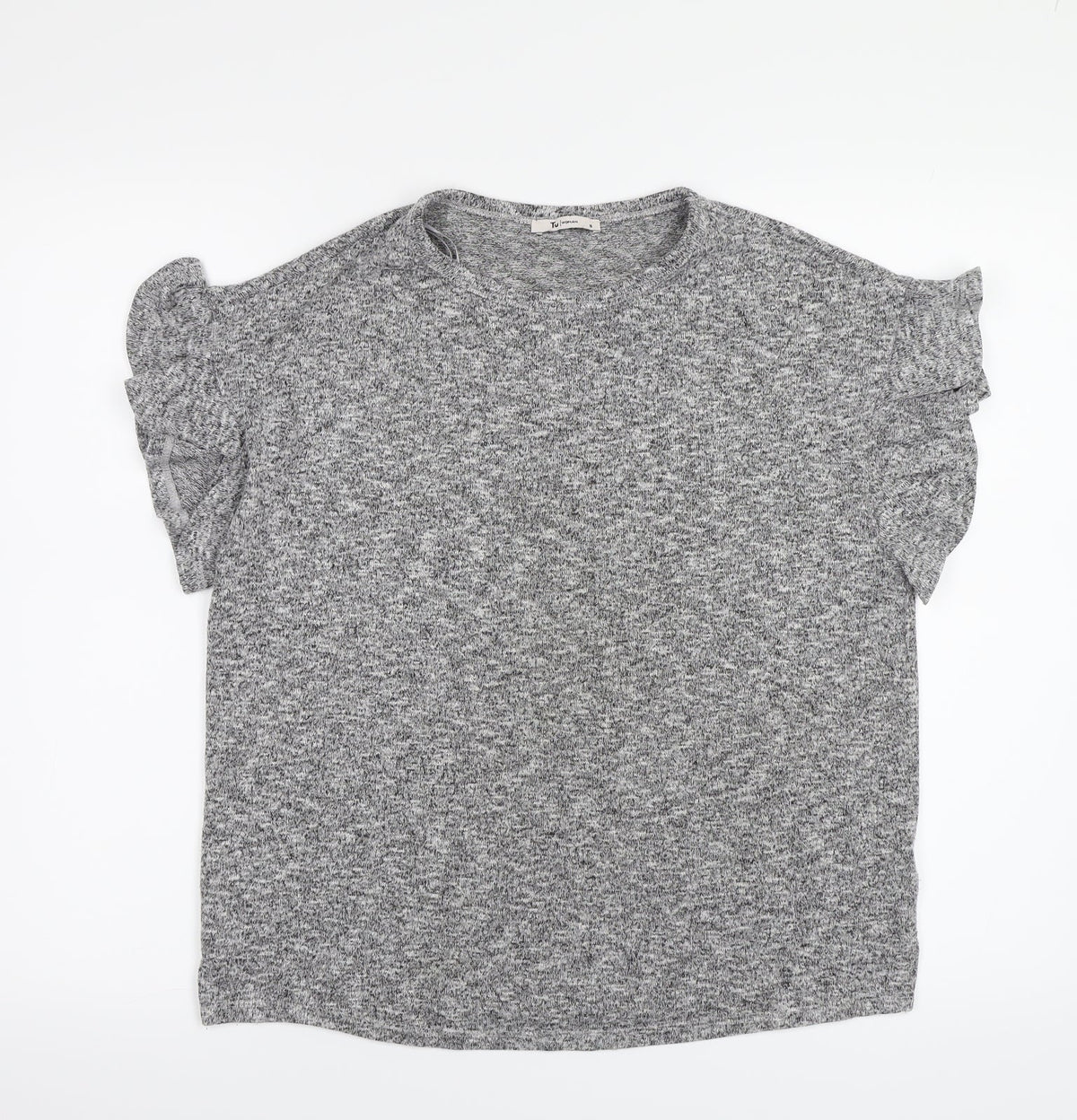 Tu Womens Grey   Pullover Sweatshirt Size 8