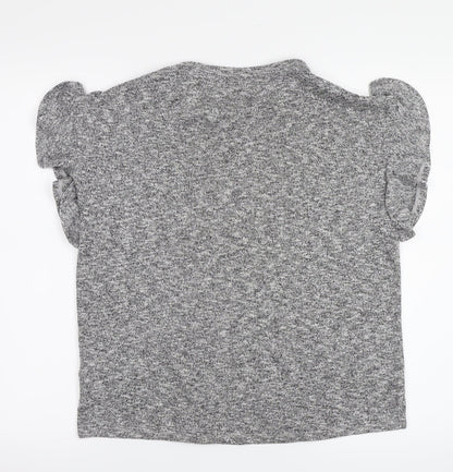 Tu Womens Grey   Pullover Sweatshirt Size 8