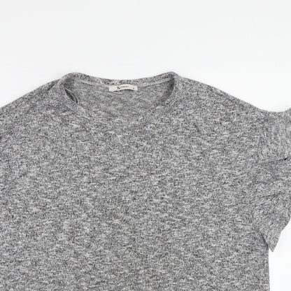Tu Womens Grey   Pullover Sweatshirt Size 8