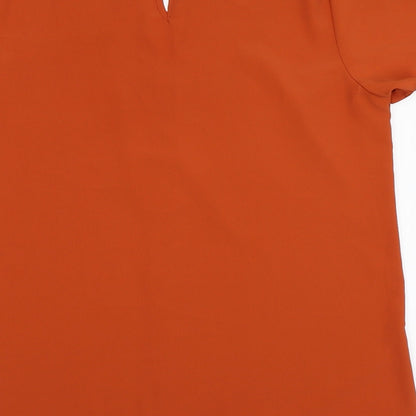 Womens UK Size 14 NEWLOOK Brown Basic Blouse