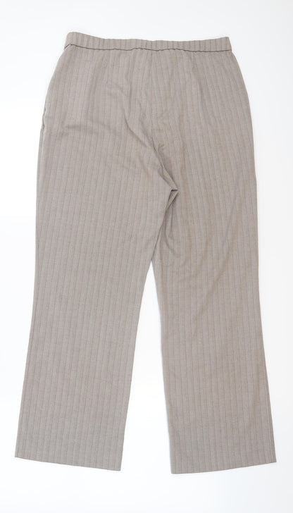 Womens UK Size 16 Magi Regular Fit  Beige Trousers
