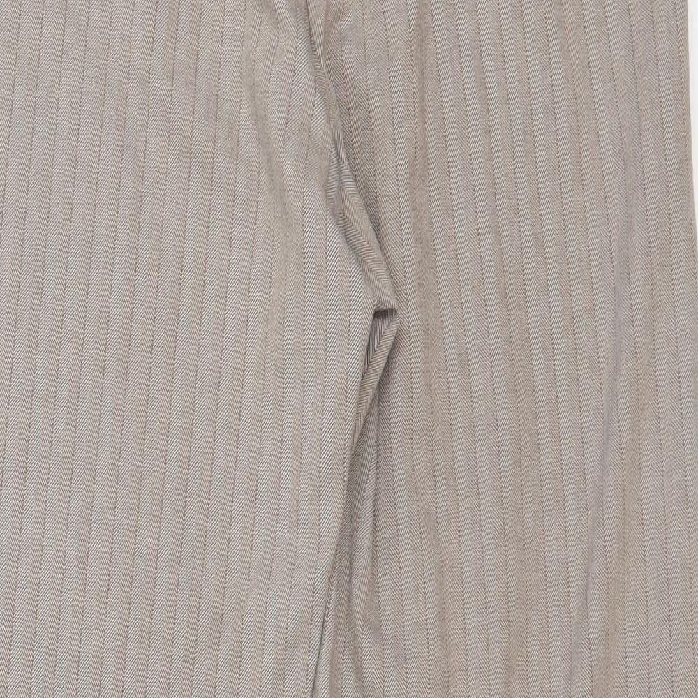 Womens UK Size 16 Magi Regular Fit  Beige Trousers