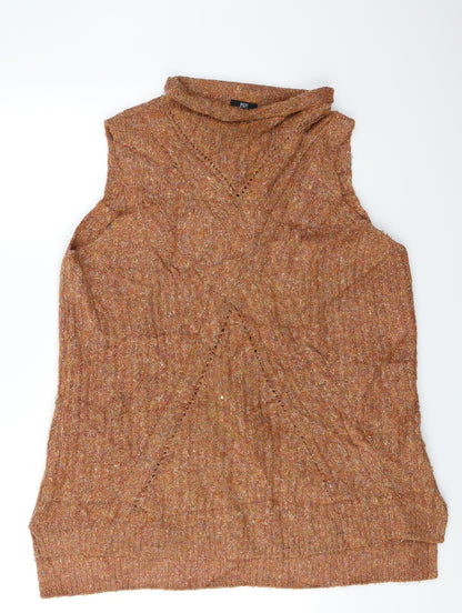 F&F Womens Orange   Cardigan Jumper Size 16