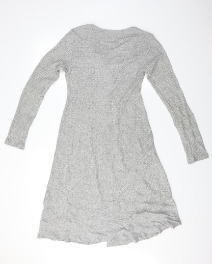 Monteau Womens Grey   Cardigan Jumper Size M