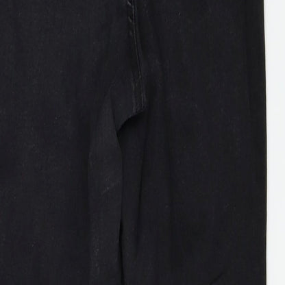 Denim co Womens Black  Denim Skinny Jeans Size 16 L26 in