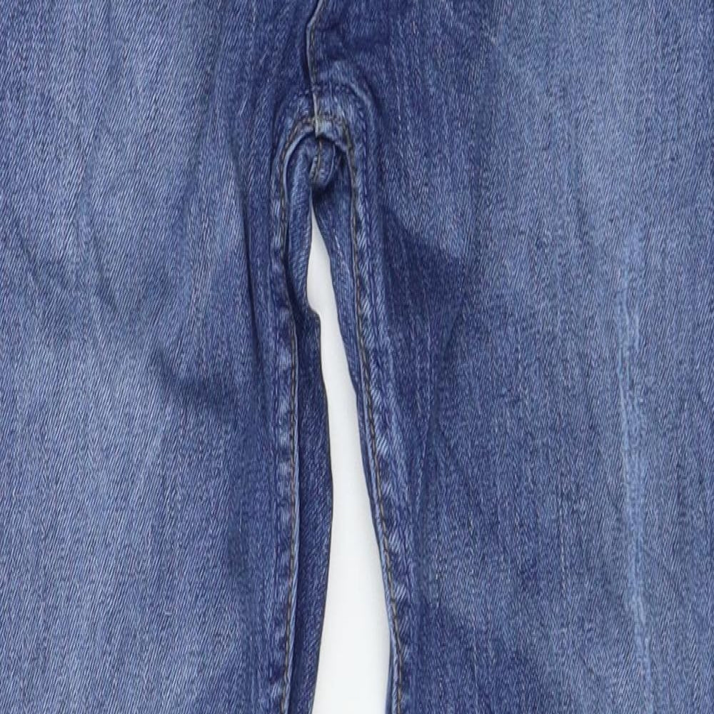 Womens UK Size 30 Preworn Regular Fit Skinny Blue Jeans
