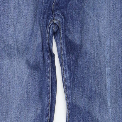 Womens UK Size 30 Preworn Regular Fit Skinny Blue Jeans
