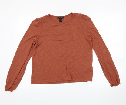 New Look Womens Orange   Pullover Jumper Size S