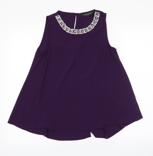 Dorothy Perkins Womens Purple   Basic Tank Size 8