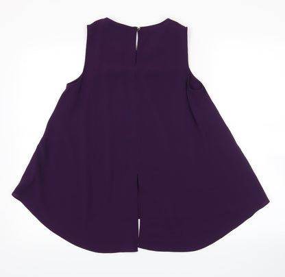 Dorothy Perkins Womens Purple   Basic Tank Size 8