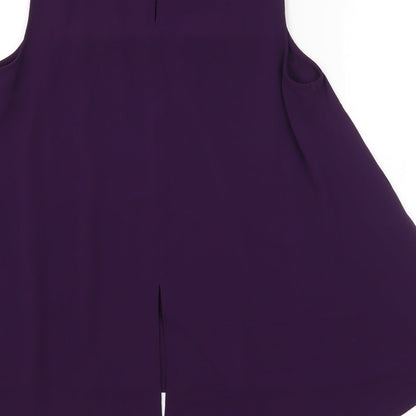 Dorothy Perkins Womens Purple   Basic Tank Size 8