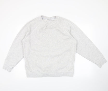 Topshop Womens Grey   Pullover Sweatshirt Size 14