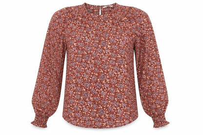 Womens UK Size 8 George Orange Basic Blouse