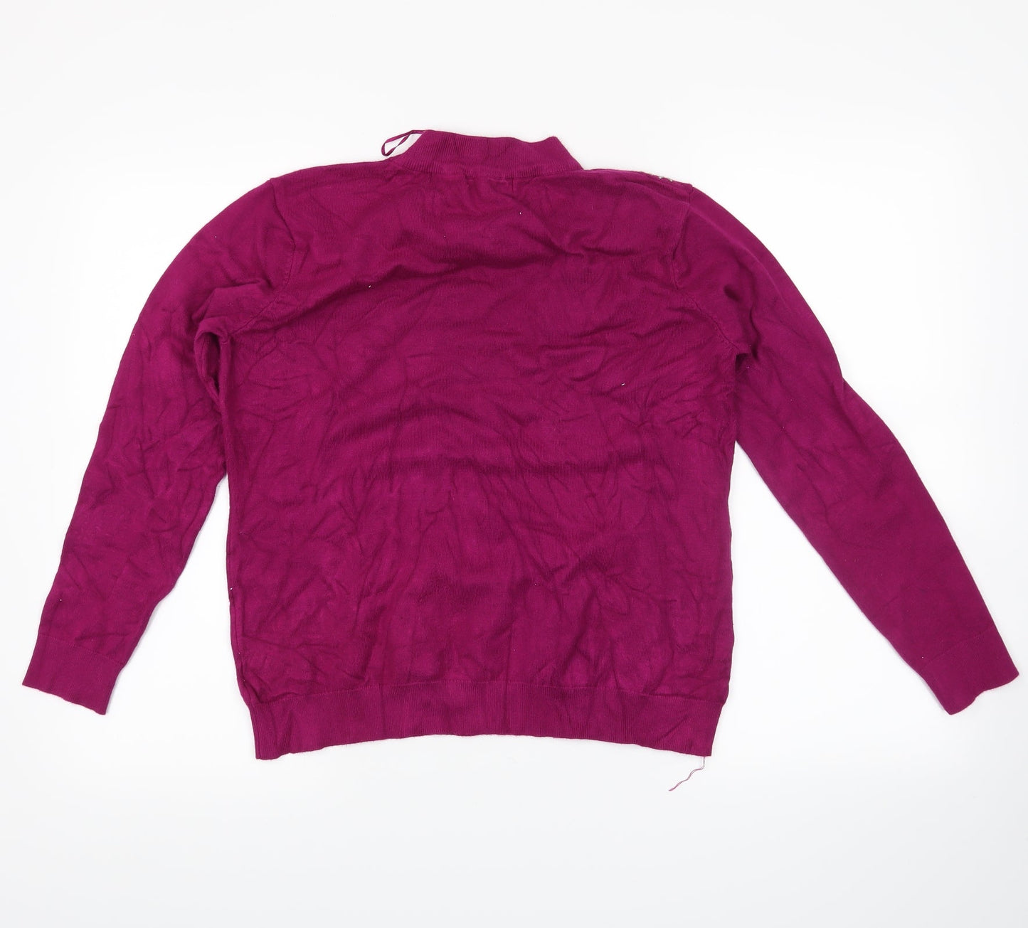 mudflower Womens Purple   Pullover Jumper Size M
