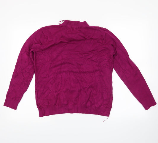 mudflower Womens Purple   Pullover Jumper Size M