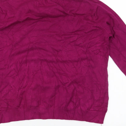 mudflower Womens Purple   Pullover Jumper Size M