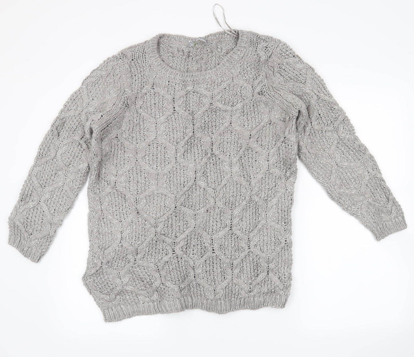 Marks and Spencer Womens Grey   Pullover Jumper Size 10