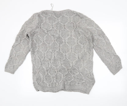 Marks and Spencer Womens Grey   Pullover Jumper Size 10
