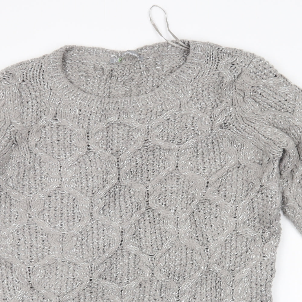 Marks and Spencer Womens Grey   Pullover Jumper Size 10