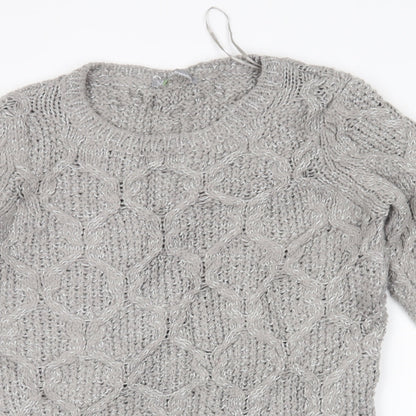 Marks and Spencer Womens Grey   Pullover Jumper Size 10
